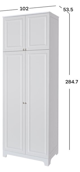 Skříň č. 2 / V.1 + Vysoká nástavba Madrid