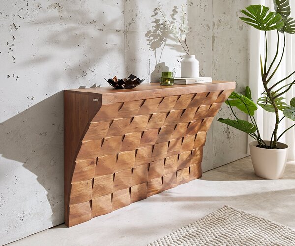 DELIFE Konzolový stolek Eremos 120x35 cm akácie přírodní