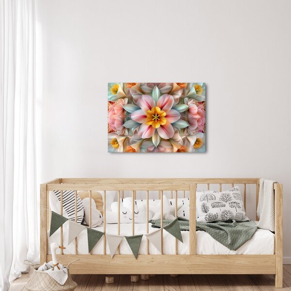 Obraz - Kaleidoskopický květ (70x50 cm)