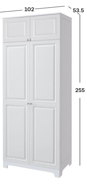 Skříň č. 2 / V.2 + Antresol Madrid