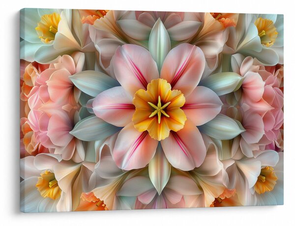 Obraz - Kaleidoskopický květ (70x50 cm)