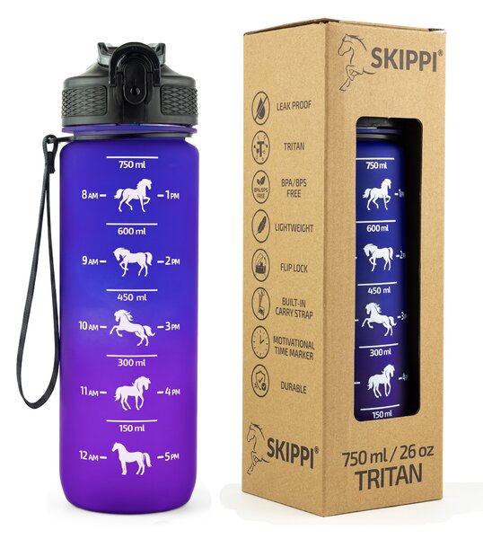 Sportovní láhev na vodu 750 ml s motivem koně - Úspěch