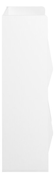 Sobuy Kmb55-W Knihovna Pro Děti Dětská Police Police Na Hračky Nábytek Do Dětského Pokoje Bílá 106X104X30Cm