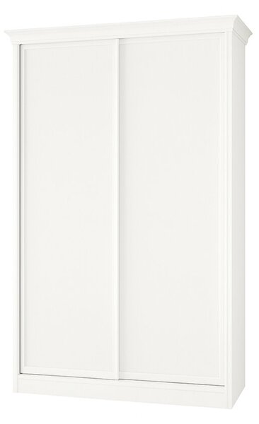 Skříň Rim-Veneziano 2D 1.2 m bílá s římsou, fasádami DTD