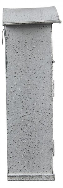 Světle šedá retro poštovní schránka Mail – 26x10x31 cm