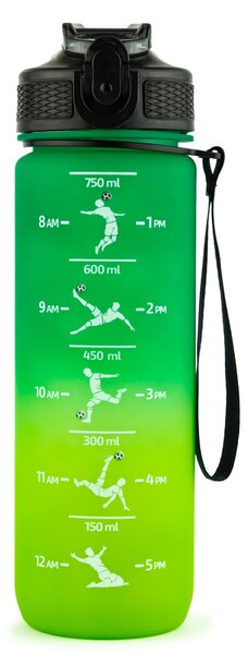 Sportovní láhev na vodu 750 ml s fotbalovým motivem - K dosažení
