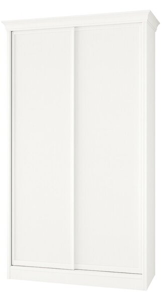 Skříň Rim-Veneziano 2D 1.0 m bílá s římsou, fasádami DTD