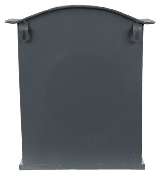 Světle šedá retro poštovní schránka Mail – 26x10x31 cm