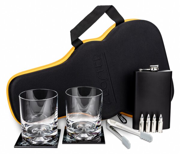 Dárková sada na whisky – kufřík kytara - 959 - 381 - 389 - 408