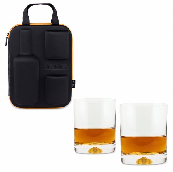 Dárkový set na whisky – 2 sklenice v etui - 959 - 381 - 613 - 372 - 389