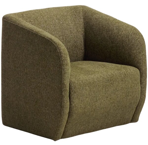 Kave Home Zelené čalouněné křeslo Milare 72 cm