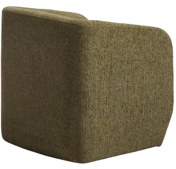 Kave Home Zelené čalouněné křeslo Milare 72 cm
