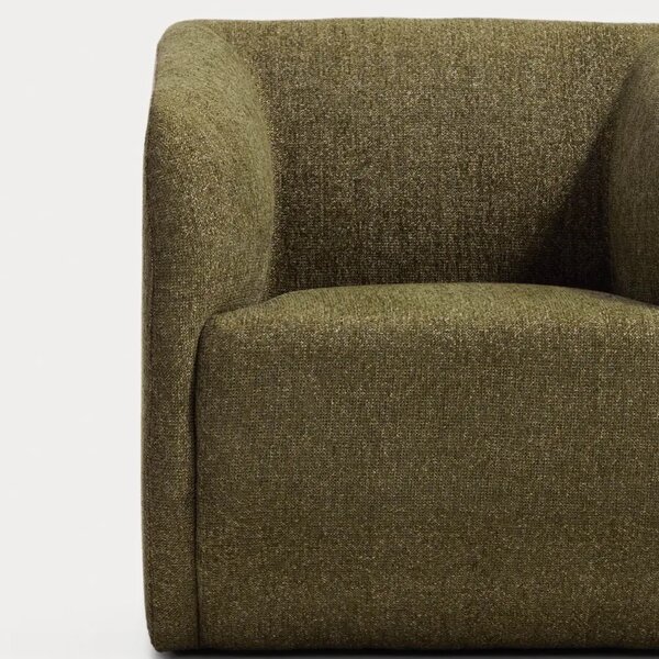 Kave Home Zelené čalouněné křeslo Milare 72 cm