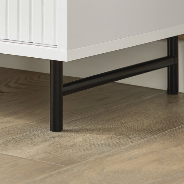 Sobuy Fsr116-W Botník Lavice Lavice S Úložným Prostorem Truhla Na Boty Bílý 85X49X37Cm