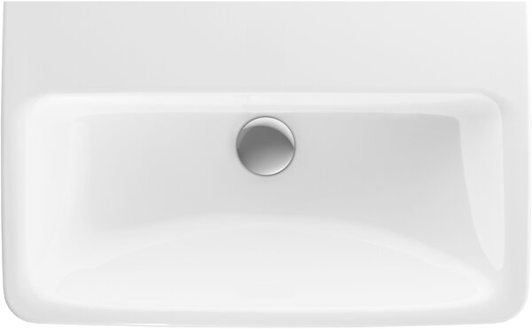 Geberit Selnova Compact umyvadlo 65x40 cm obdélníkový klasický-zápustný bílá lesk 501.893.00.7
