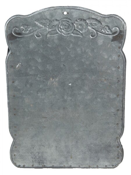 Černá antik poštovní schránka s květy Country Courier – 26x10x35 cm