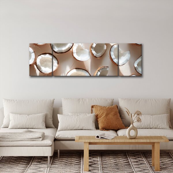 Obraz - Kokosové ořechy (170x50 cm)