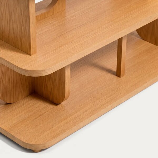 Kave Home Dubový regál Aduma 66 x 100 cm