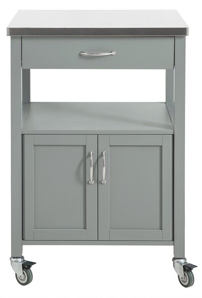 Sobuy Fkw22-Hg Kuchyňský Vozík Servírovací Vozík Světle Šedá 60X92X44Cm