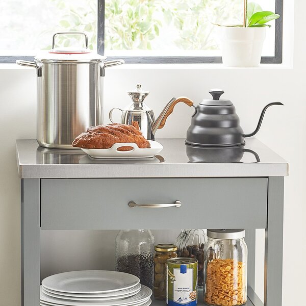 Sobuy Fkw22-Hg Kuchyňský Vozík Servírovací Vozík Světle Šedá 60X92X44Cm