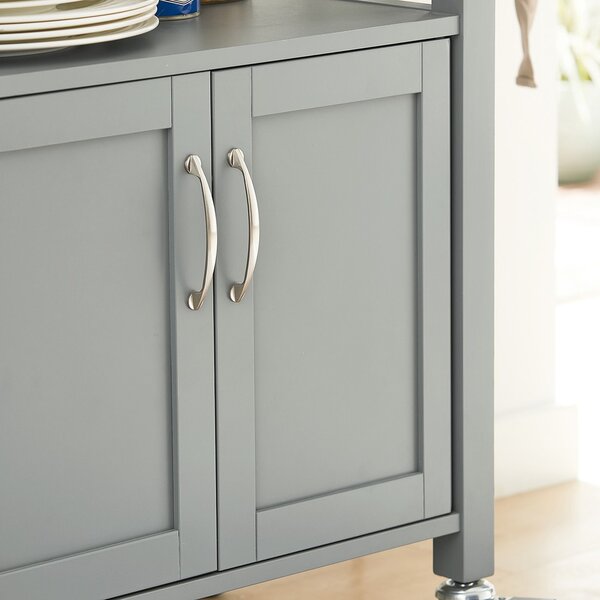 Sobuy Fkw22-Hg Kuchyňský Vozík Servírovací Vozík Světle Šedá 60X92X44Cm