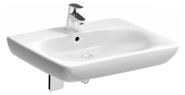 Geberit Selnova Comfort umyvadlo 65.5x55 cm obdélníkový klasický pro osoby se zdravotním postižením bílá lesk 501.463.00.7