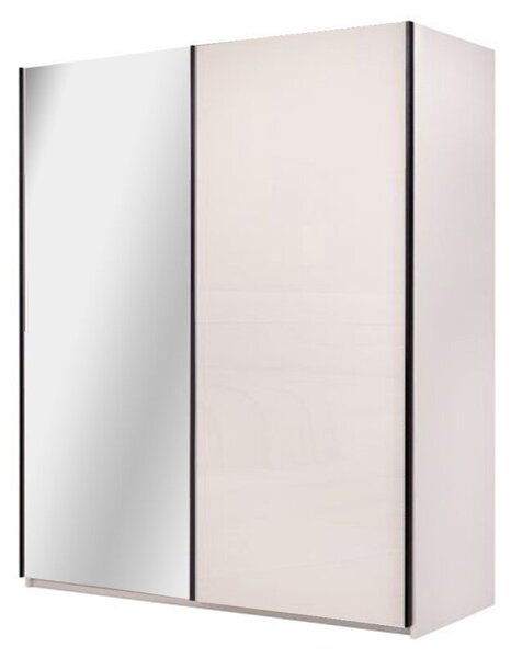 Skříň s posuvnými dveřmi 2.0х2.4m (Dveře kašmírový lesk/Zrcadlo) Lori