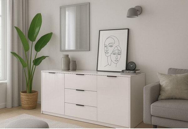 Komoda Roma Color 2 dveře 3 šířky 1,6 m kašmírový lesk