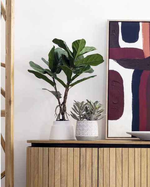Umělý fíkus (výška 60 cm) Lyrata – Kave Home