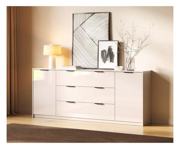 Komoda Roma Color 2 dveře 3 šířky 2,0m kašmírový lesk