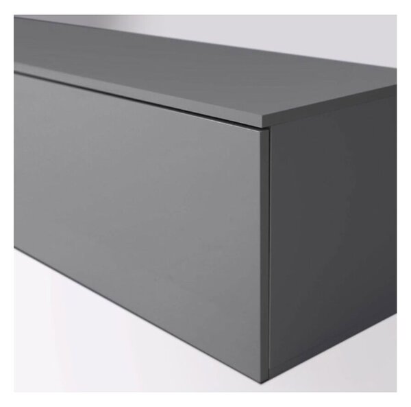 TV stolek 1,75 šedý lávový lesk Legs Box