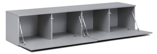 TV stolek 1,75 šedý lávový lesk Legs Box