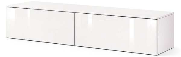 TV stolek 1,75 lesklá bílá Legs Box