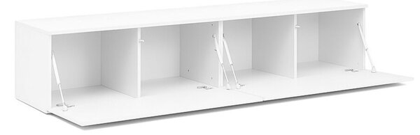 TV stolek 1,75 lesklá bílá Legs Box