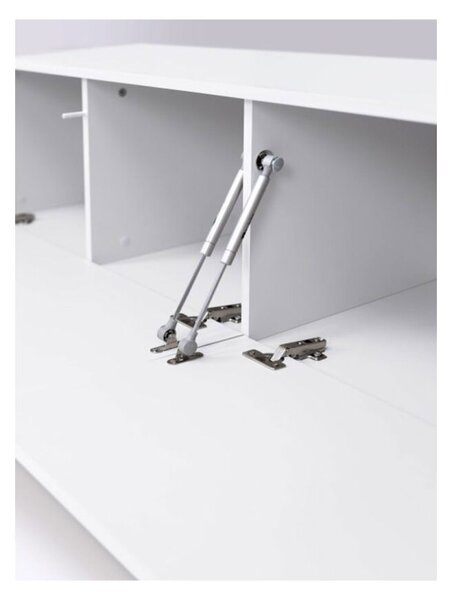 TV stolek 2,4 lesklá bílá Legs Box