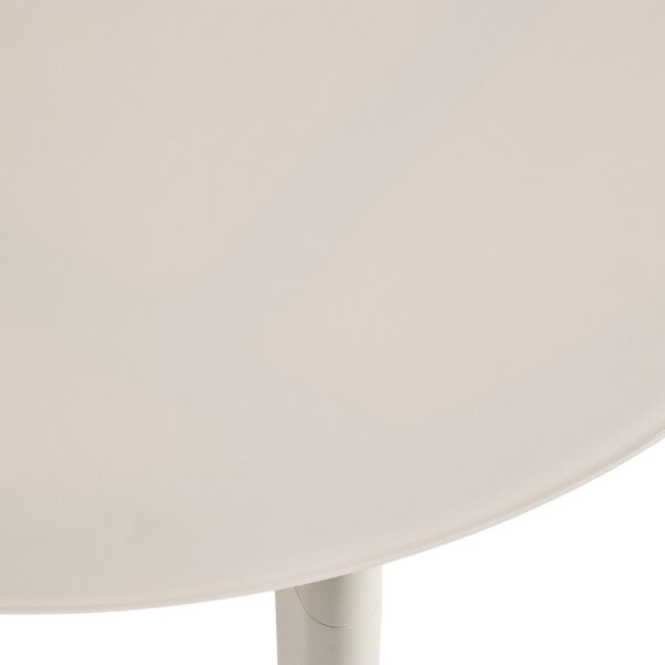 Kave Home Krémový zahradní stůl Erice 230 x 100 cm se skleněnou deskou