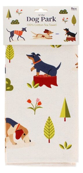 Bavlněná utěrka 70x50 cm Dog Park – Rex London