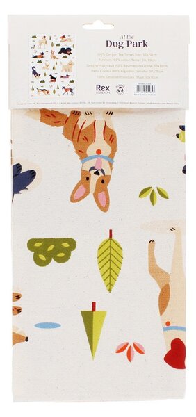 Bavlněná utěrka 70x50 cm Dog Park – Rex London