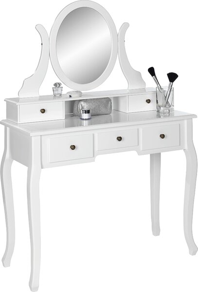 TOALETNÍ STOLEK, bílá, 97/40/142 cm Ambia Home
