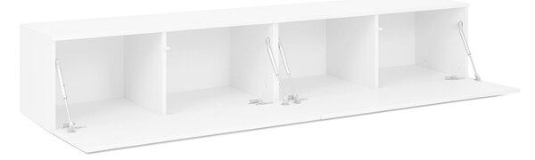 TV stolek 2,1 lesklá bílá Legs Box