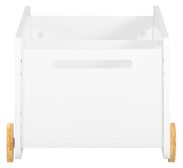 Sobuy Kmb41-W Dětská Police Úložná Police Pro Děti Police Na Hračky Bílá 68X33X43Cm