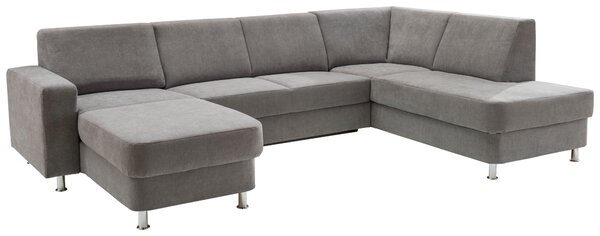 SEDACÍ SOUPRAVA, textil, šedá Xora - Sedací soupravy