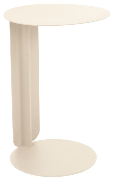 Fermob Béžový kovový zahradní odkládací stolek Bebop 40 cm
