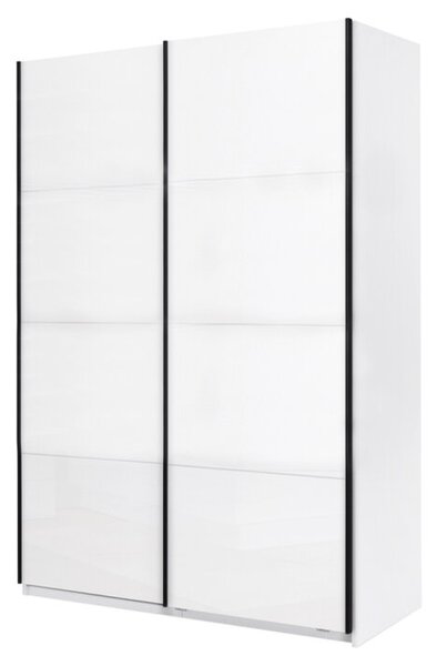 Skříň s posuvnými dveřmi 1.5х2.1m (Dveře bílý lesk) Mila
