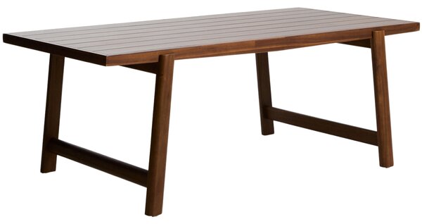 Kave Home Dřevěný zahradní jídelní stůl Itani 200 x 100 cm