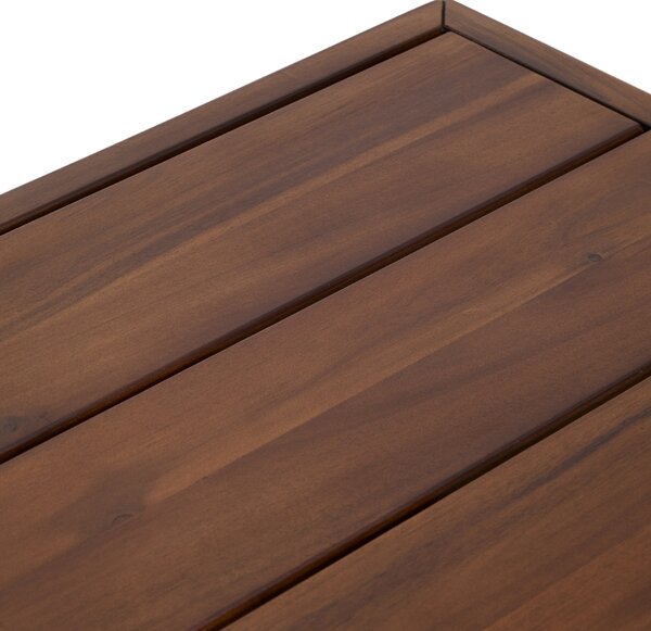 Kave Home Dřevěný zahradní jídelní stůl Itani 200 x 100 cm