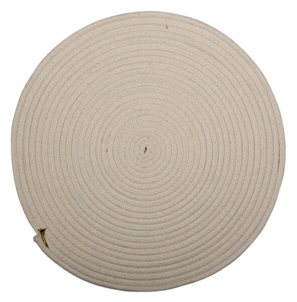 Kulaté pruhované prostírání z juty – 51x1 cm