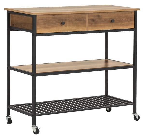 Sobuy Fkw112-Pf Kuchyňský Vozík Servírovací Vozík Kuchyňská Police 100X93X45Cm
