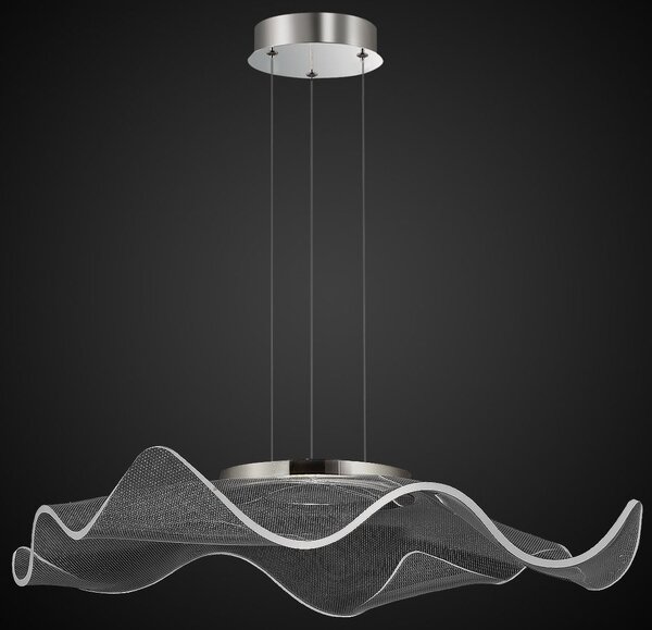 Altavola Design Velo závěsné svítidlo 1x30 W chrom-průhledná LA101/P2_chrom