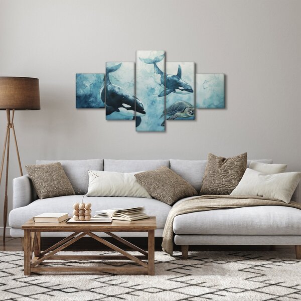 Obraz - Podmořská malba (125x70 cm)
